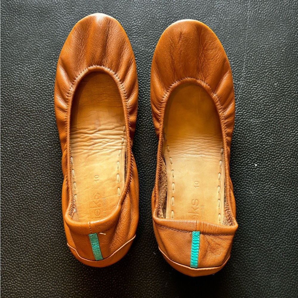 Used Brown Leather Tieks